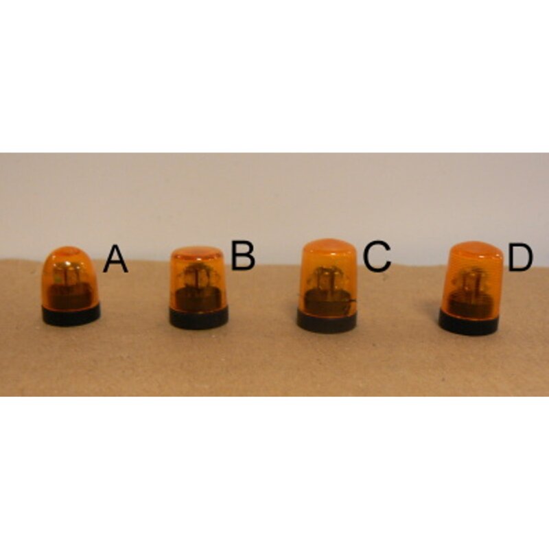 1:14 SMD-Rundumleuchte orange senkrecht (1) - Modellbau Berlinski  Modellbaufachhandel
