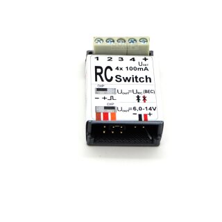 RC Switch Schalter 4 x 100mA