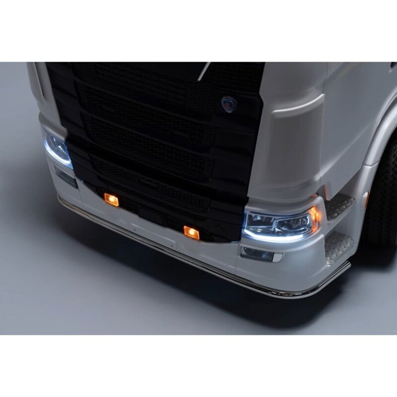 scm-modellbau - Frontblitzer Orange Leuchten für Tamiya LKW Scania