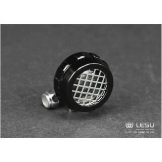 Lesu Arbeitscheinwerfer rund Kunststoff mit Metall Halter und Gitter für Tamiya LKW 1:14